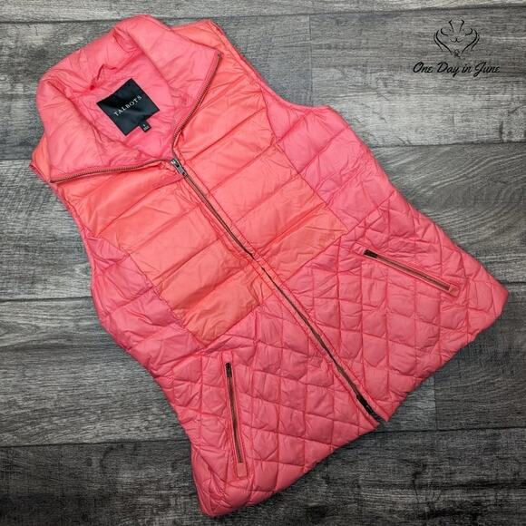 Talbots Puffy Zip Front Vest Size S - Picture 1 of 4